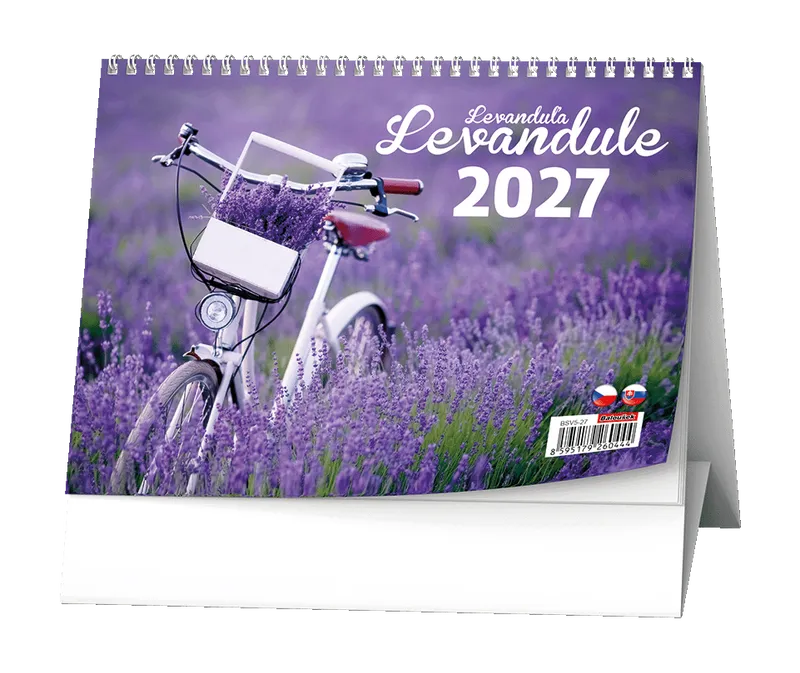 Główne zdjęcie produktu Stolní kalendář - Levandule