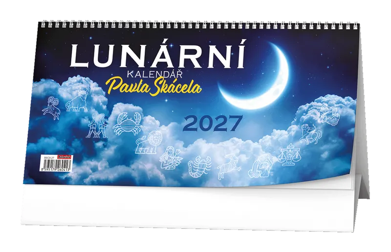 Główne zdjęcie produktu Stolní kalendář - Lunární kalendář Pavla Skácela