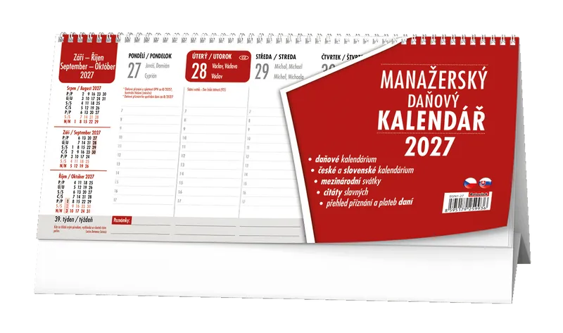 Główne zdjęcie produktu Stolní kalendář - Manažerský kalendář