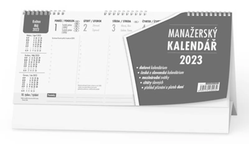 Główne zdjęcie produktu Stolní kalendář - Manažerský kalendář
