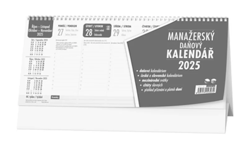 Główne zdjęcie produktu Stolní kalendář - Manažerský kalendář