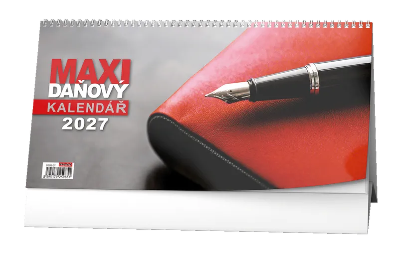 Główne zdjęcie produktu Stolní kalendář - MAXI daňový kalendář