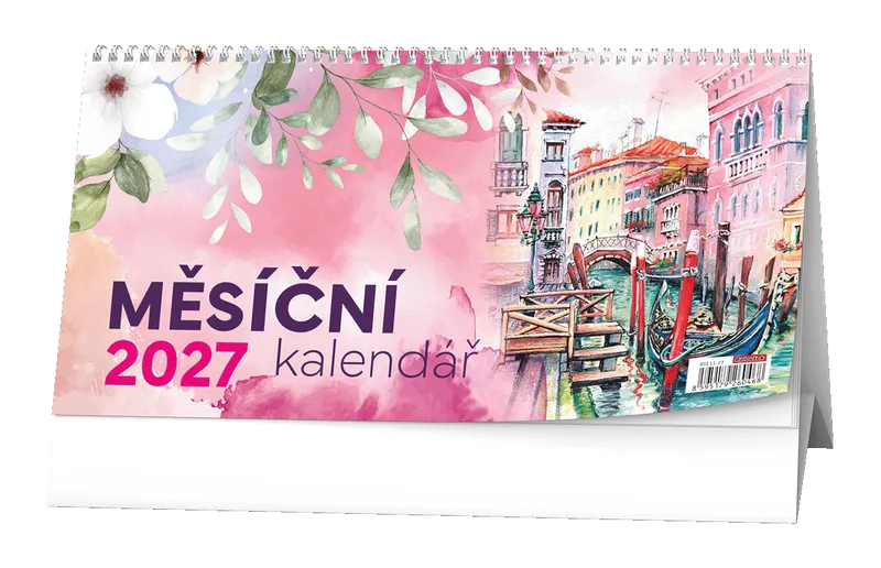 Główne zdjęcie produktu Stolní kalendář - Měsíční kalendář (měsíční kalendárium)