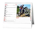 Kalendarz biurkowy - Motocykl