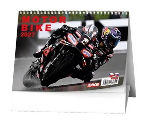 Kalendarz biurkowy - Motocykl