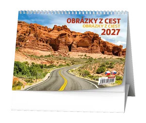 Kalendarz biurkowy - Obrazki z podróży