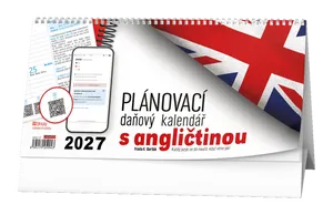 Kalendarz biurkowy - Planer podatkowy z językiem angielskim