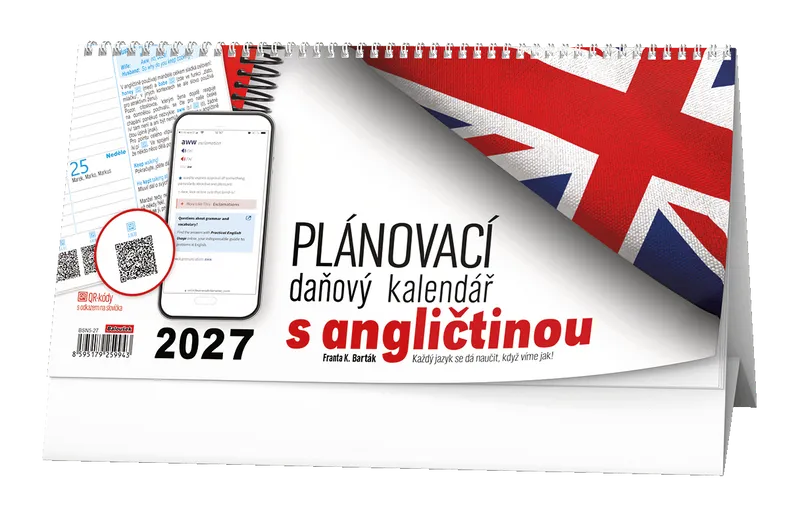 Główne zdjęcie produktu Stolní kalendář - Plánovací daňový kalendář s angličtinou