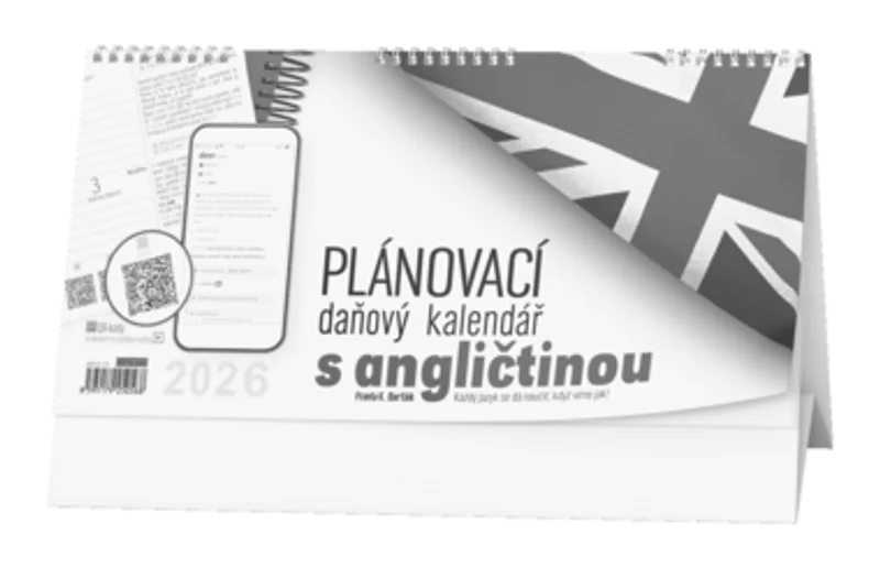 Główne zdjęcie produktu Stolní kalendář - Plánovací daňový kalendář s angličtinou