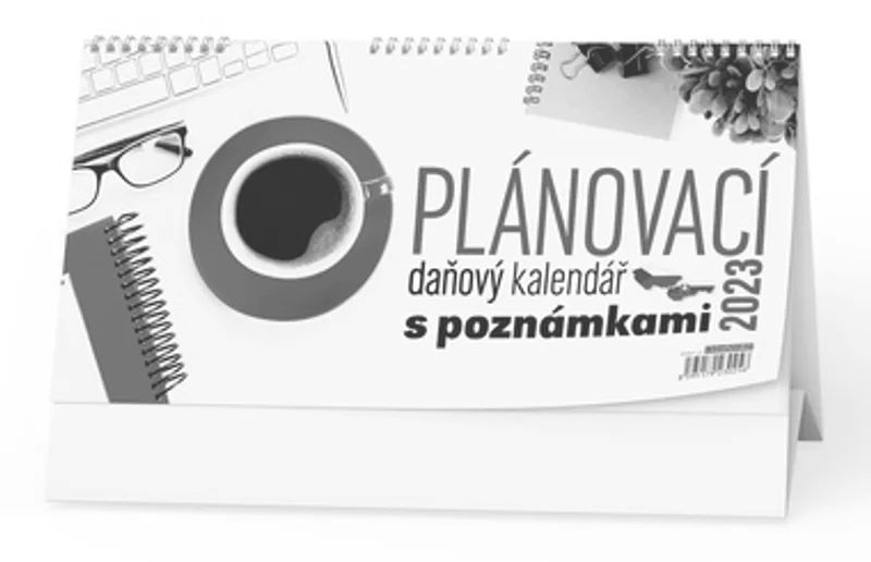 Główne zdjęcie produktu Stolní kalendář - Plánovací daňový kalendář s poznámkami