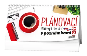 Kalendarz biurkowy - Planer podatkowy z miejscem na notatki