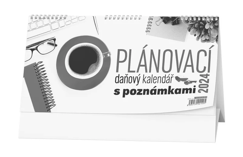 Główne zdjęcie produktu Stolní kalendář - Plánovací daňový kalendář s poznámkami