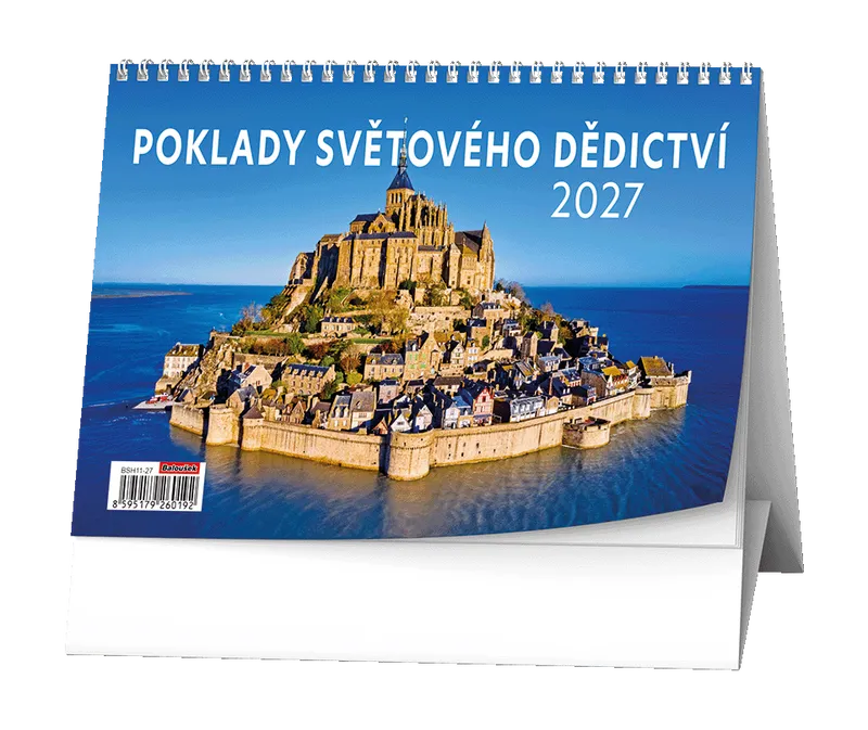 Główne zdjęcie produktu Stolní kalendář - Poklady světového dědictví