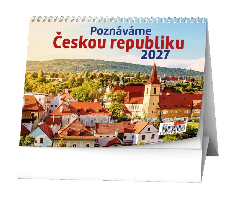 Główne zdjęcie produktu Stolní kalendář - Poznáváme Českou republiku