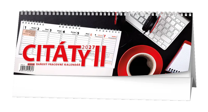 Główne zdjęcie produktu Stolní kalendář - Pracovní kalendář CITÁTY II