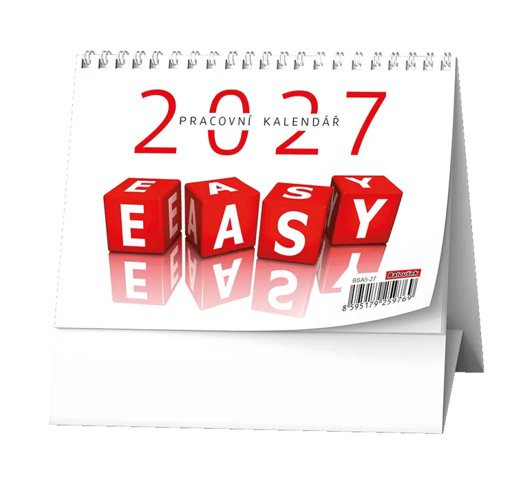 Główne zdjęcie produktu Stolní kalendář - Pracovní kalendář EASY