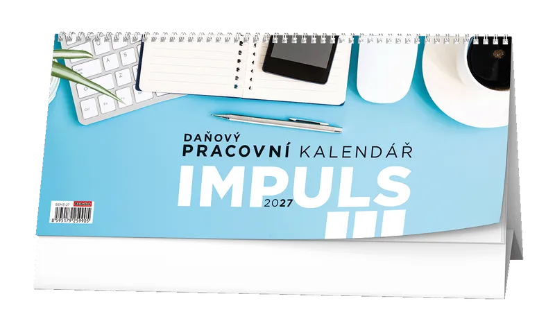 Główne zdjęcie produktu Stolní kalendář - Pracovní kalendář IMPULS III