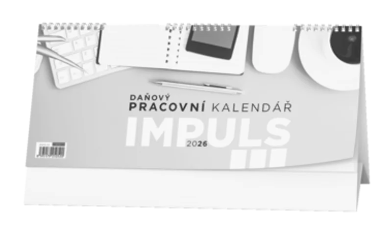 Główne zdjęcie produktu Stolní kalendář - Pracovní kalendář IMPULS III