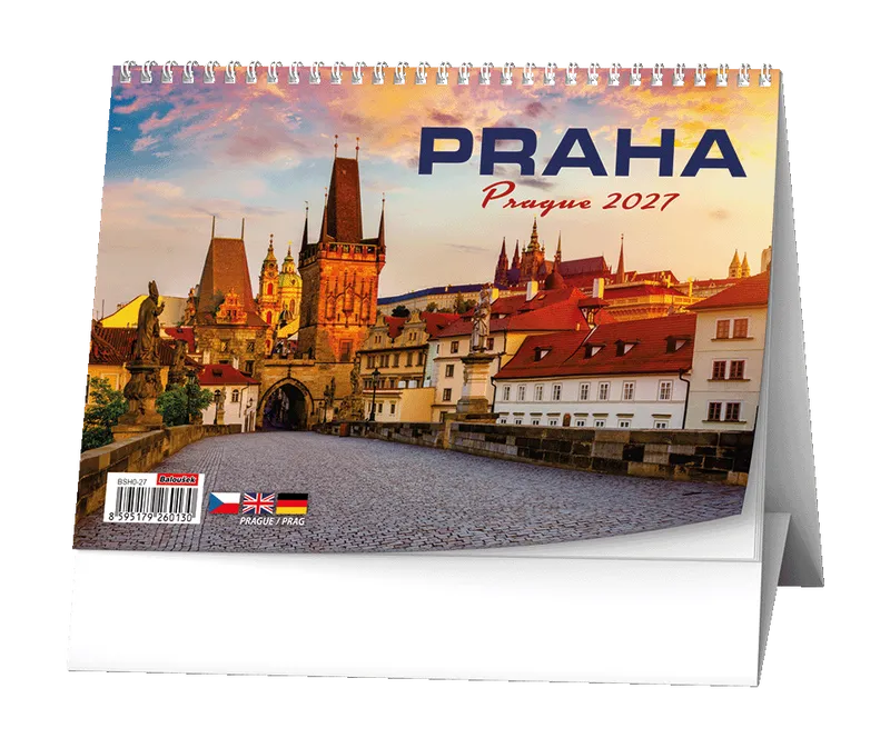 Główne zdjęcie produktu Stolní kalendář - Praha