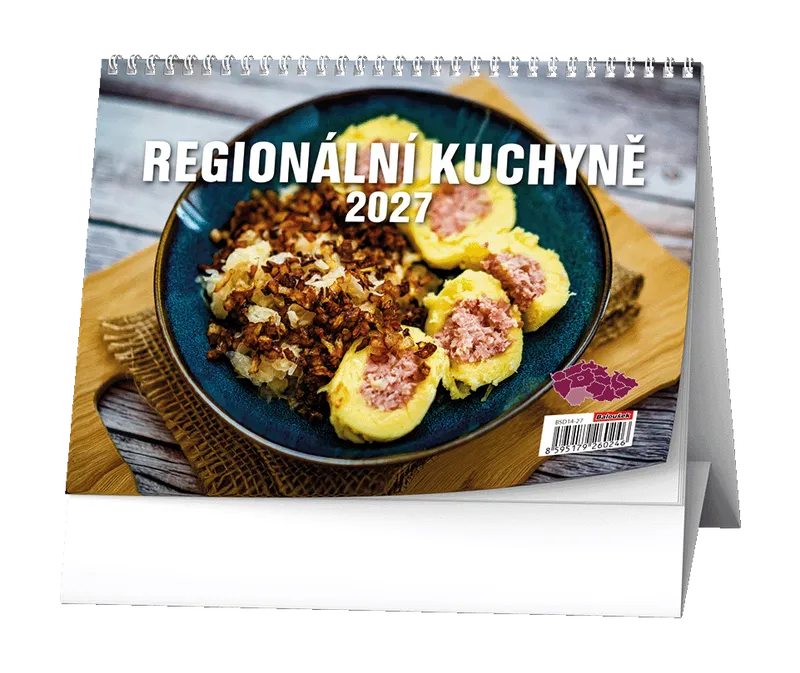 Główne zdjęcie produktu Stolní kalendář - Regionální kuchyně