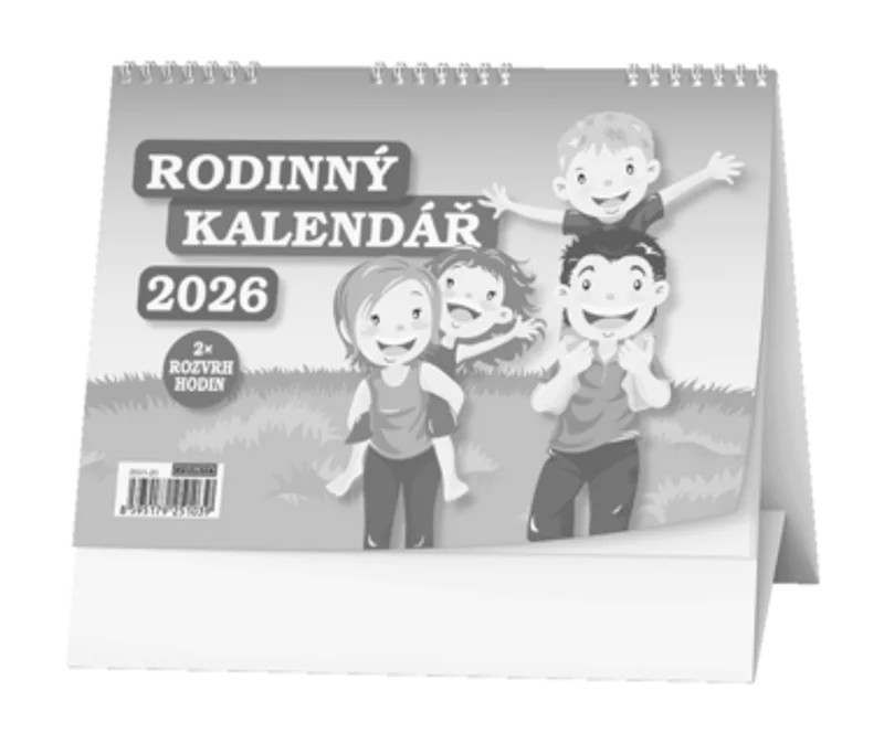 Główne zdjęcie produktu Stolní kalendář - Rodinný kalendář