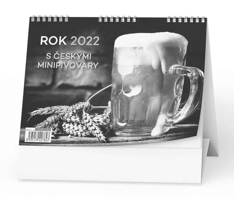 Główne zdjęcie produktu Stolní kalendář - Rok 2022 s českými minipivovary