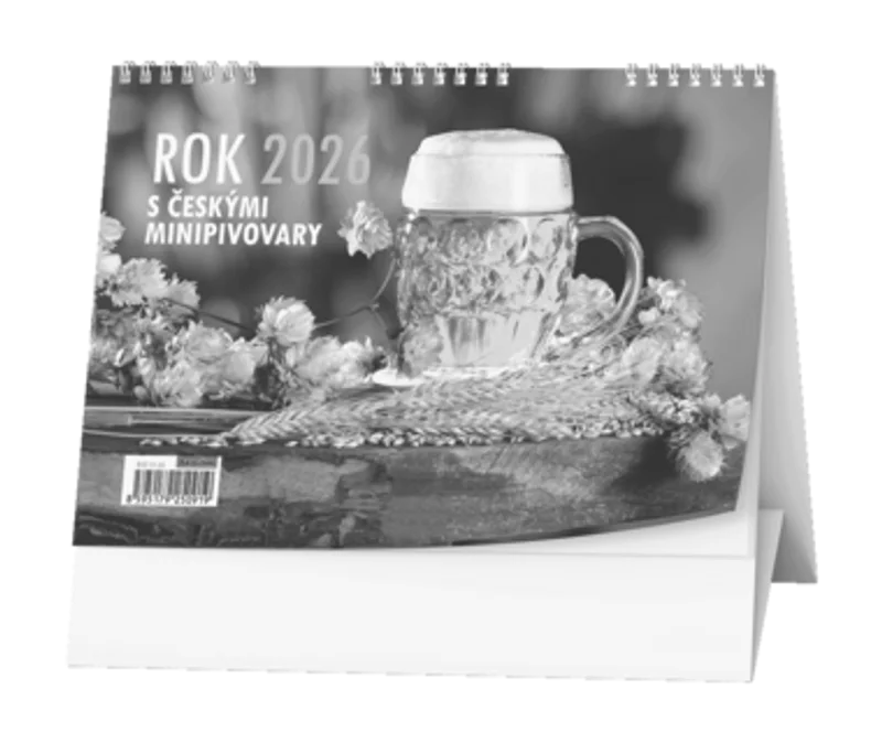 Główne zdjęcie produktu Stolní kalendář - Rok 2026 s českými minipivovary