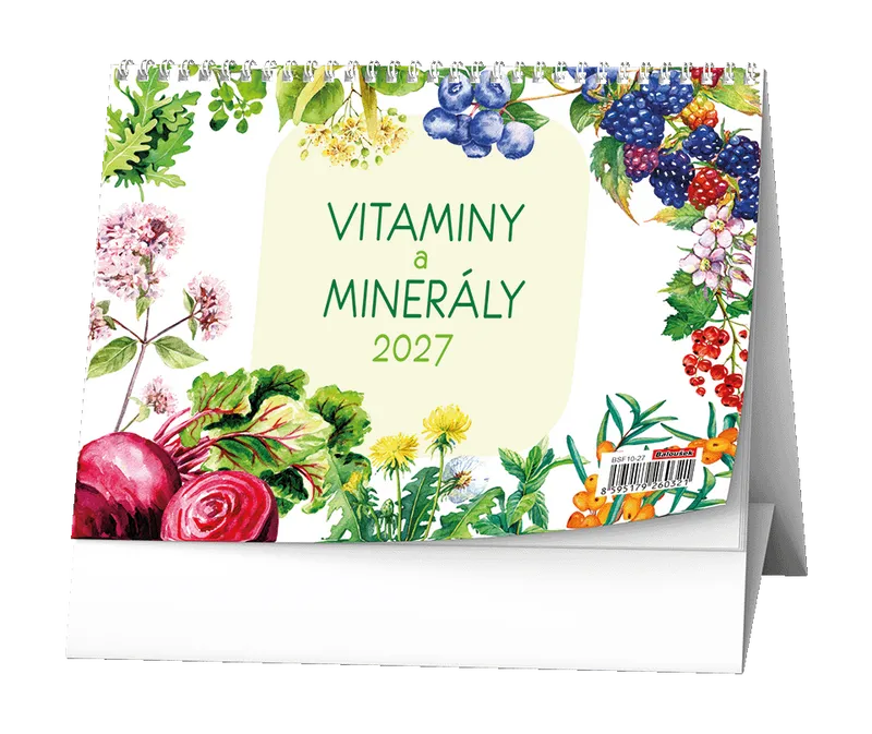 Główne zdjęcie produktu Stolní kalendář - Vitamíny a minerály