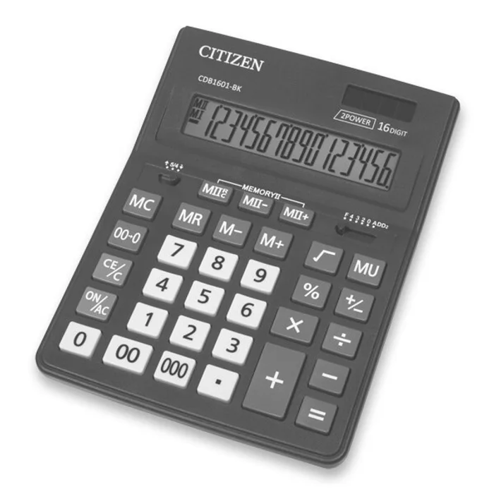 Główne zdjęcie produktu Stolní kalkulátor Citizen CDB-1601