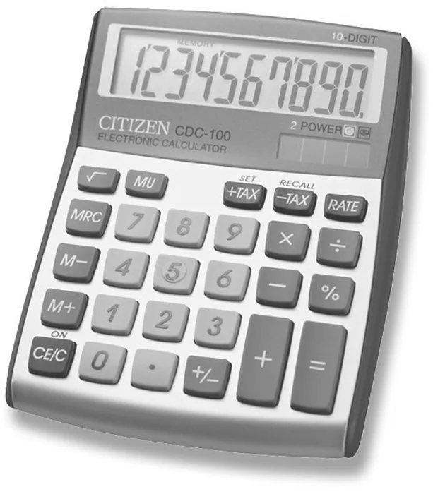 Główne zdjęcie produktu Stolní kalkulátor Citizen CDC-100