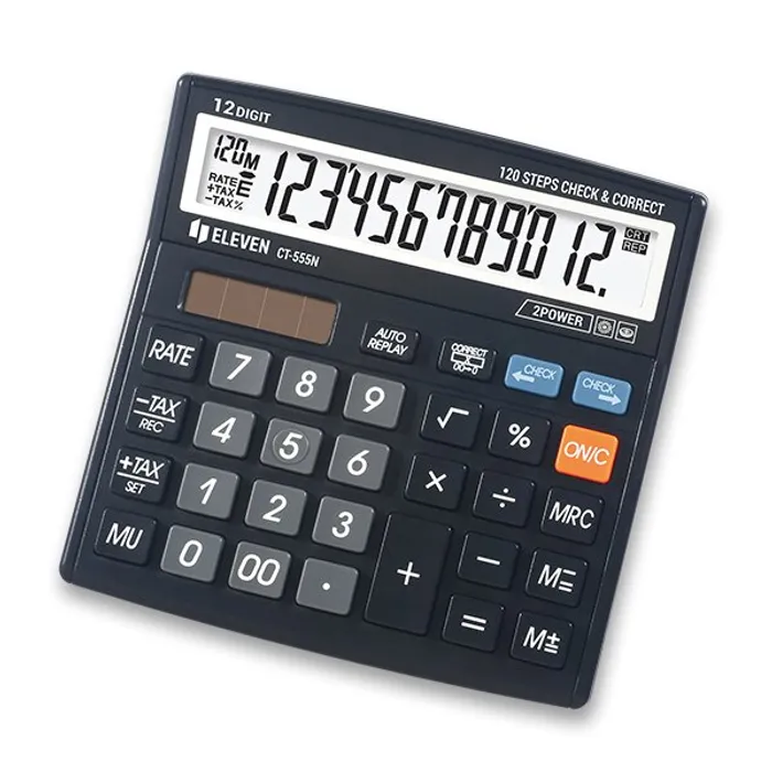 Główne zdjęcie produktu Stolní kalkulátor Eleven CT-555N