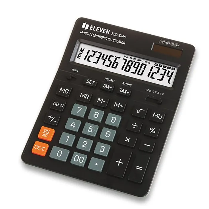 Główne zdjęcie produktu Stolní kalkulátor Eleven SDC-554S