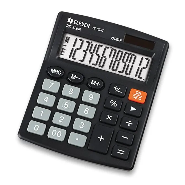 Główne zdjęcie produktu Stolní kalkulátor Eleven SDC-812NR