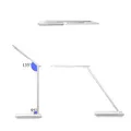Lampa stołowa LED z ładowaniem bezprzewodowym, ściemniana, czarna, 5V/9V, micro USB, wyjście USB