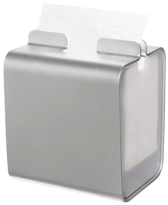 Główne zdjęcie produktu Stolní zásobník TORK Xpressnap™ Image N4 v hliníkovém provedení [1 ks]