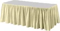 Falbana do stołu (PAP-Airlaid) PREMIUM szampańska 72cm x 4m [1 szt]