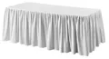 Falbana do stołu (PAP-Airlaid) PREMIUM biała 72cm x 4m [1 szt]