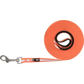 Smycz odblaskowa Easy Life, pomarańczowa M-XL: 10 m/17 mm