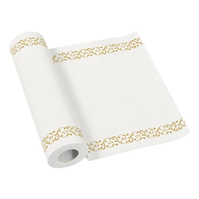 Główne zdjęcie produktu Středový pás PAW AIRLAID 40cm x 24m Elegant Frame Gold