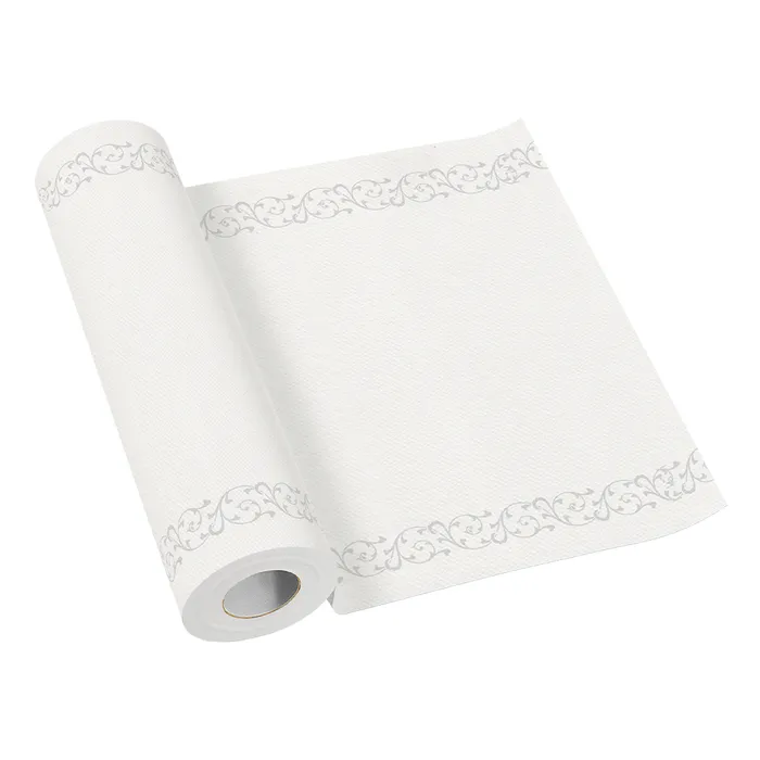 Główne zdjęcie produktu Středový pás PAW AIRLAID 40cm x 24m Elegant Frame Silver
