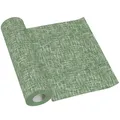 Pas środkowy PAW AIRLAID 40cm x 24m Struktura lniana zielony