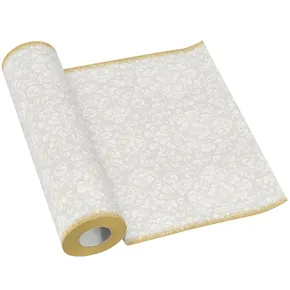 Listwa środkowa PAW AIRLAID 40cm x 24m rokoko biała