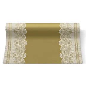 Pas środkowy PAW AIRLAID 40cm x 24m Royal Lace Gold