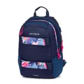 Plecak studencki + pokrowiec OXY Sport Flowers Blue