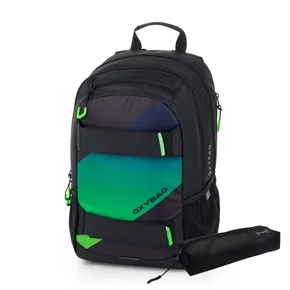 Plecak studencki + etui OXY Sport Ombre chłopiec