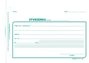 Stvrzenka, A6, 100 listů 1038