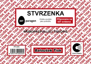 Paragon samoprzylepny A6, 50 kartek PT070