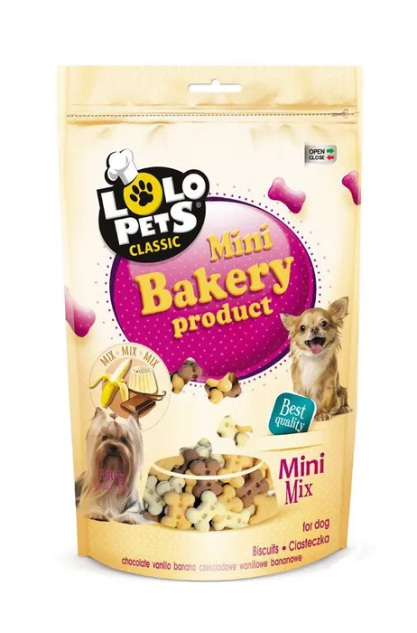 Główne zdjęcie produktu Sušenky KOSTIČKY MIX velikost MINI pro psy 350 g