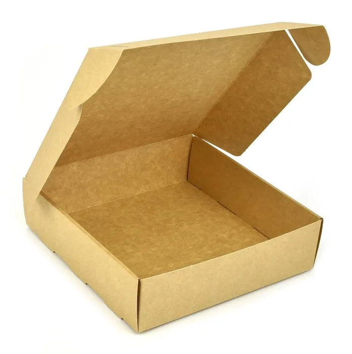 Główne zdjęcie produktu Sushi box 200 x 200 x 55 mm, eko kraft [25 ks]