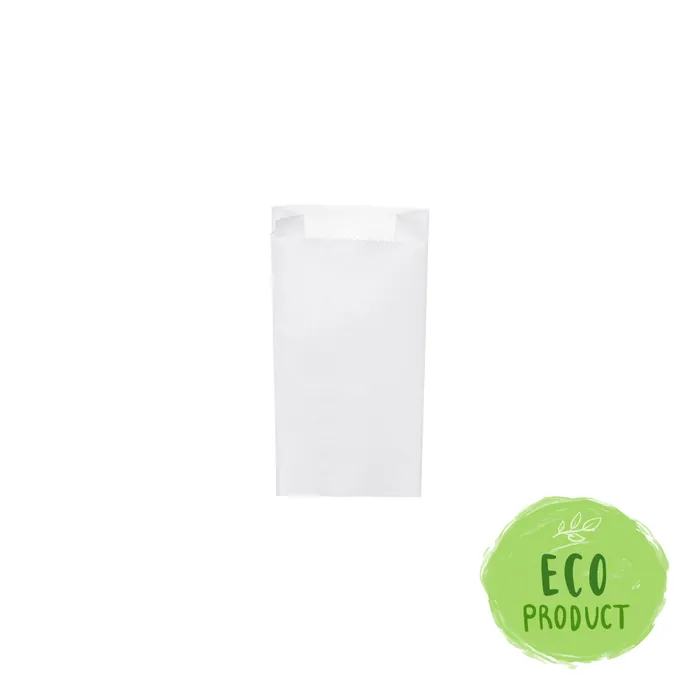 Główne zdjęcie produktu Svačinové papírové sáčky bílé 0,5 kg (10+5 x 22 cm) [1000 ks]